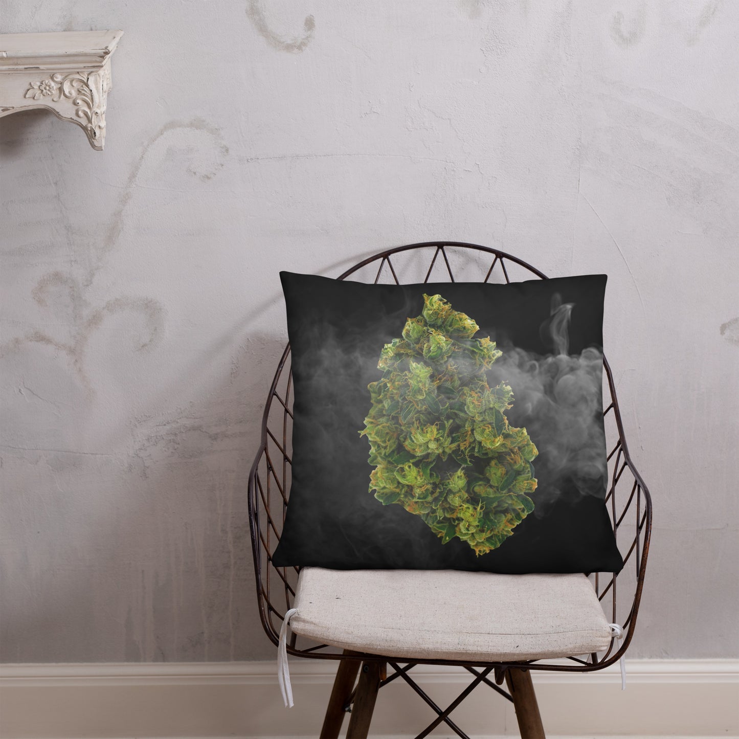 Pillow with Flower print