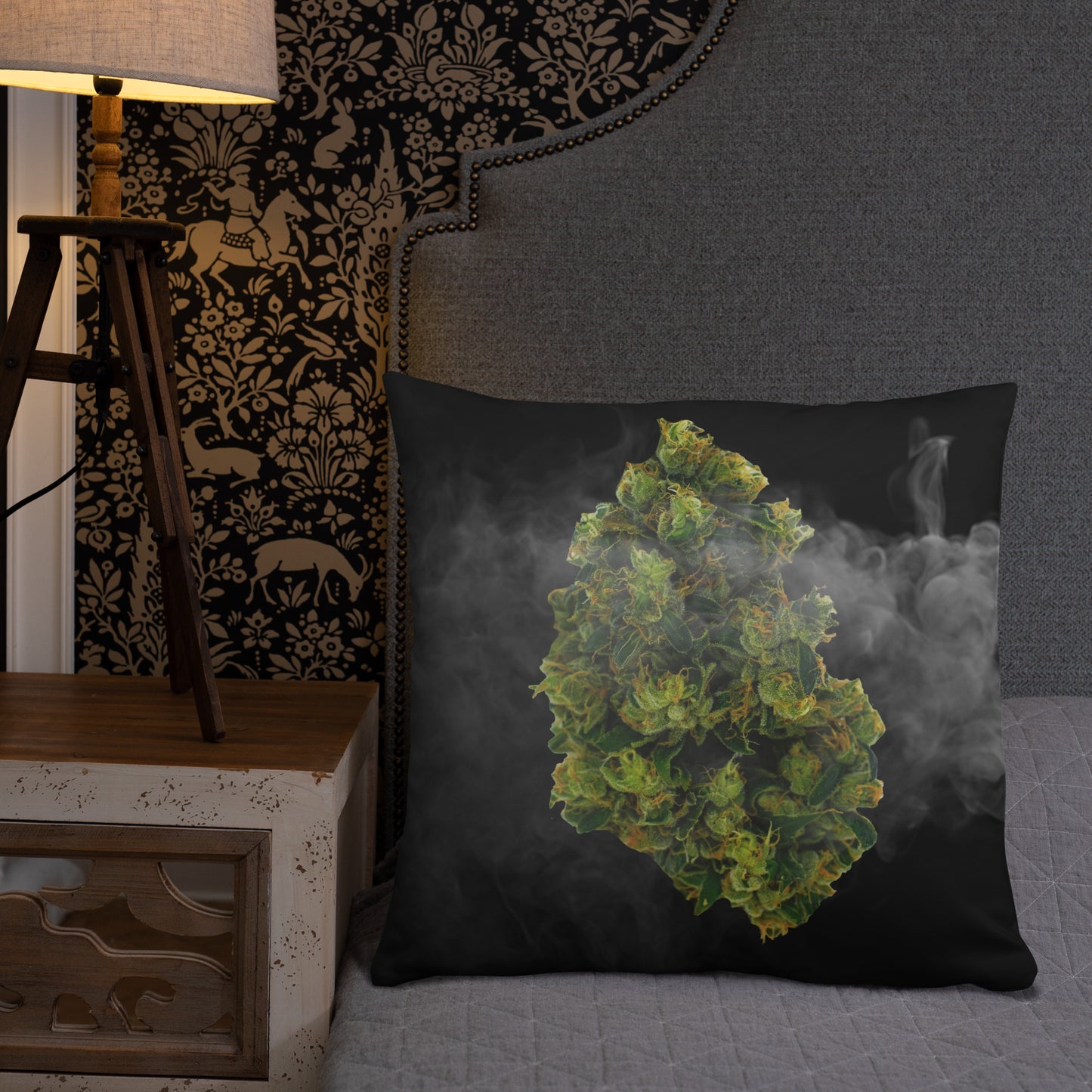 Pillow with Flower print