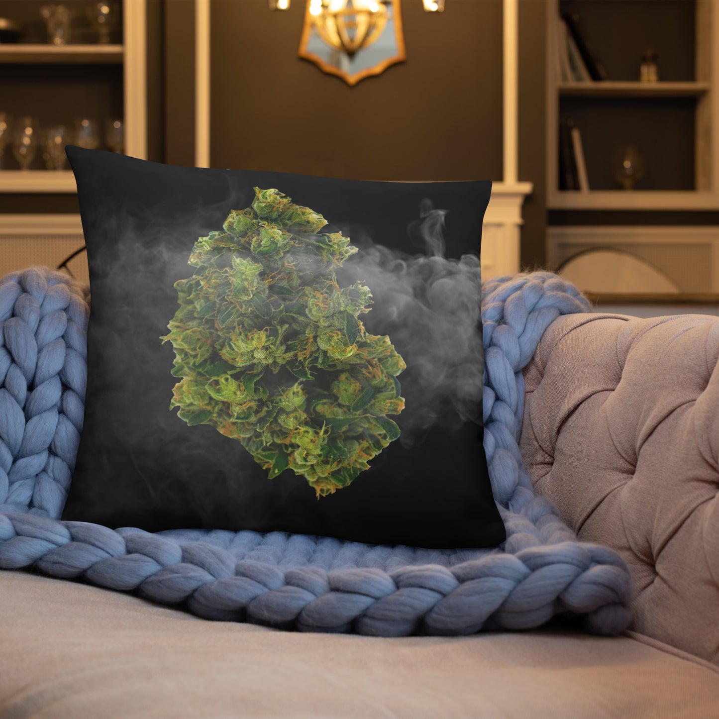 Pillow with Flower print