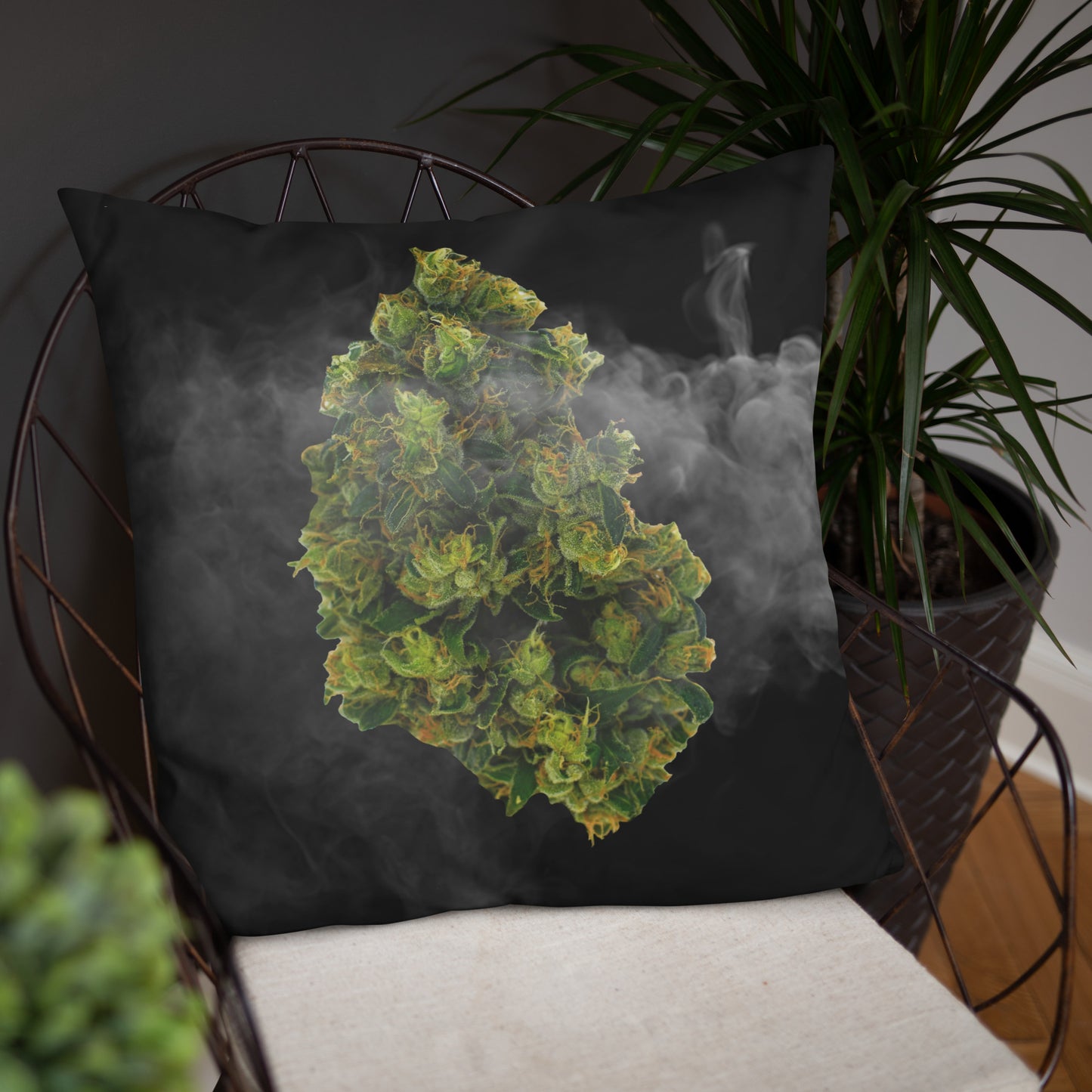 Pillow with Flower print