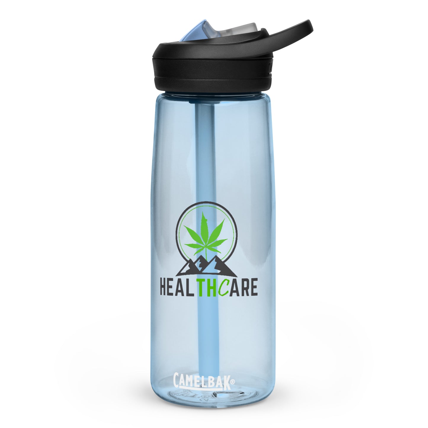Cook Farms Sports water bottle with Healthcare Logo