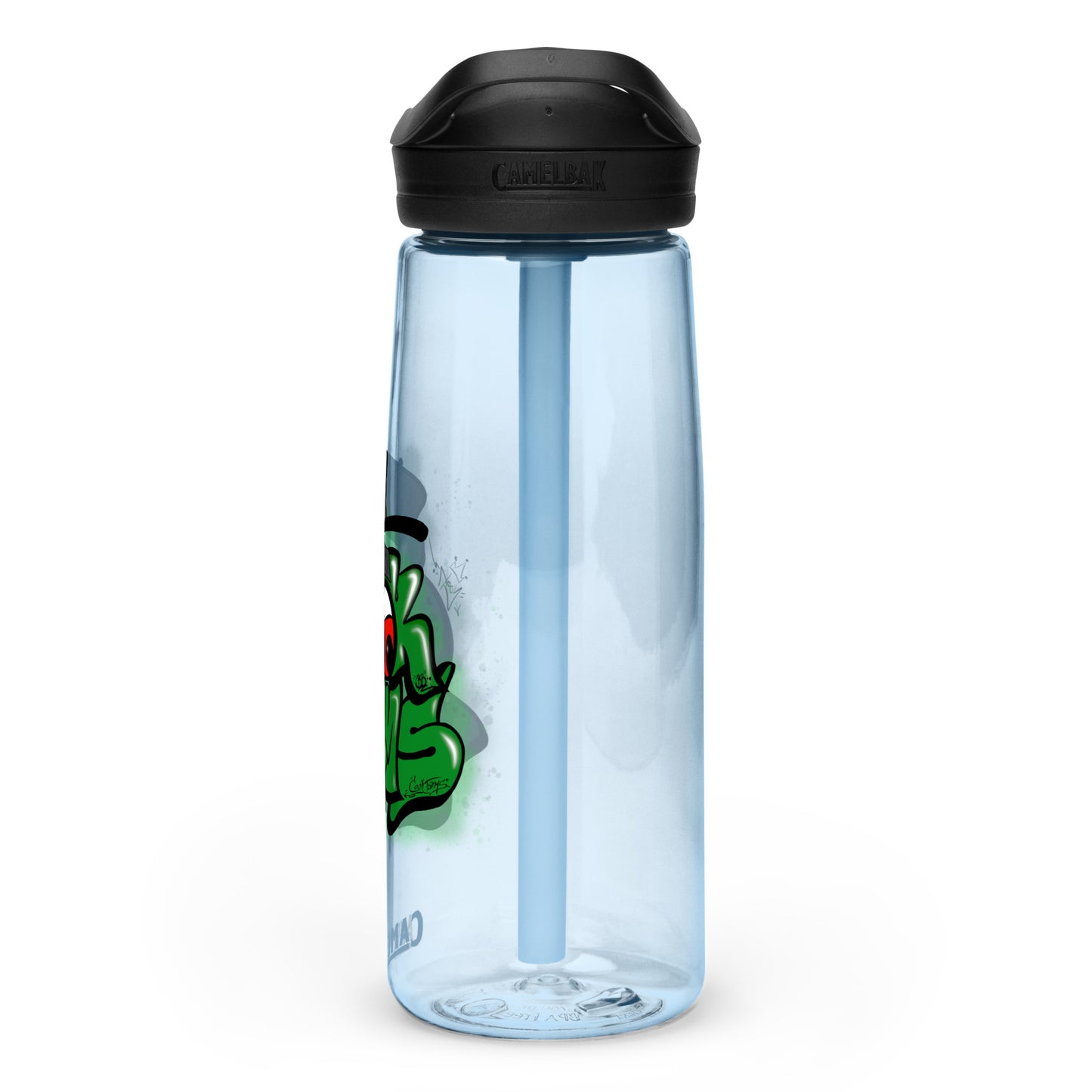 Cook Farms Sports water bottle with Graffiti Logo