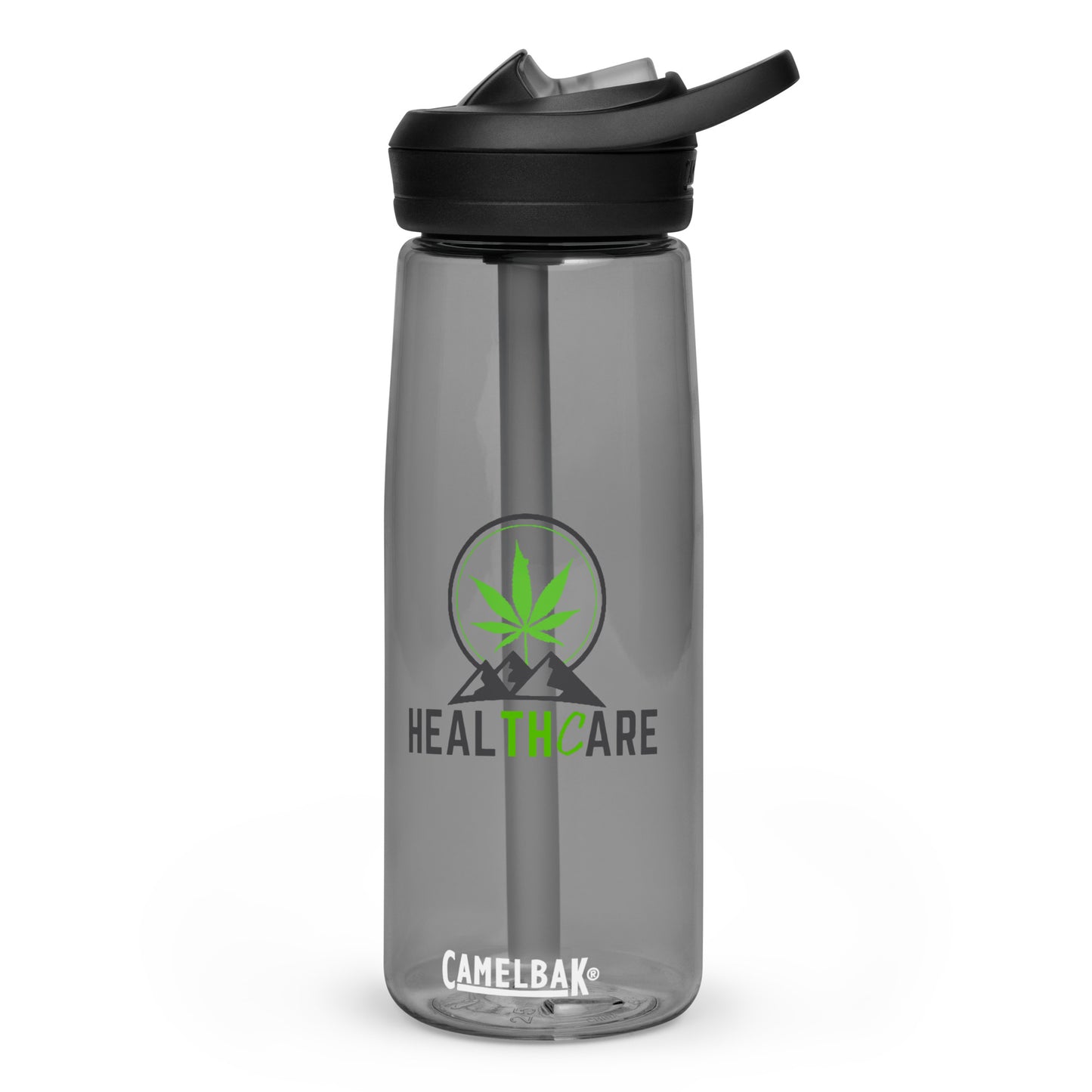 Cook Farms Sports water bottle with Healthcare Logo