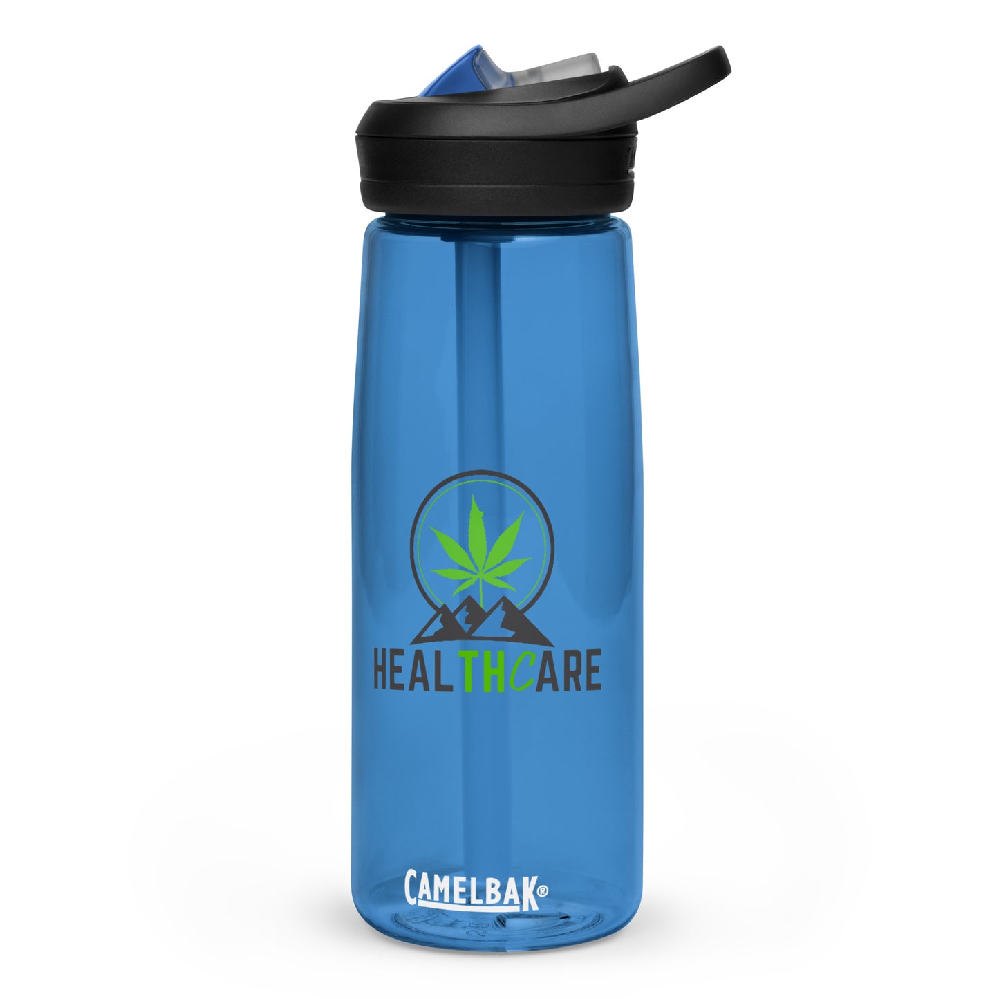 Cook Farms Sports water bottle with Healthcare Logo