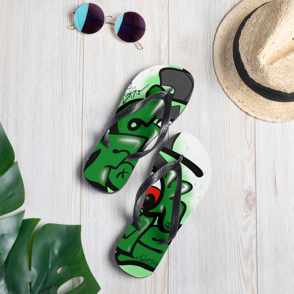 Cook Farms Graffiti Flip-Flops