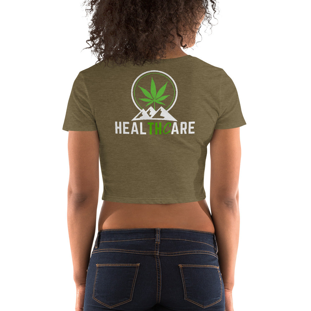 Women’s Crop Tee with Healthcare Logo