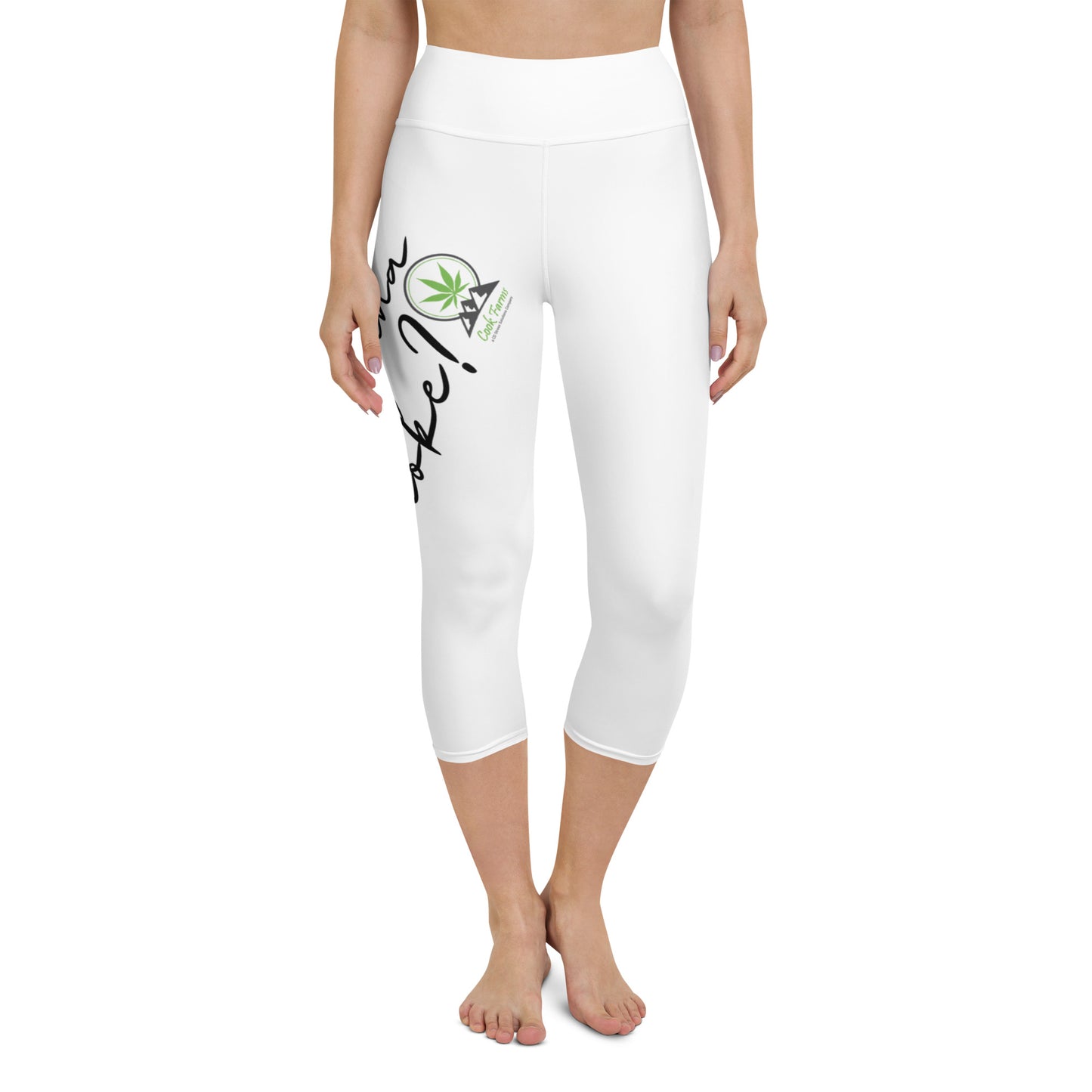 Yoga Capri Leggings - You wanna smoke