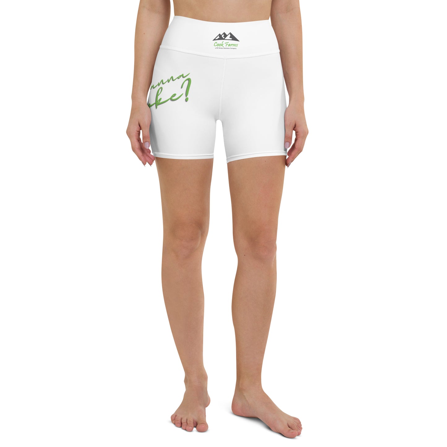 Yoga Shorts - You wanna smoke