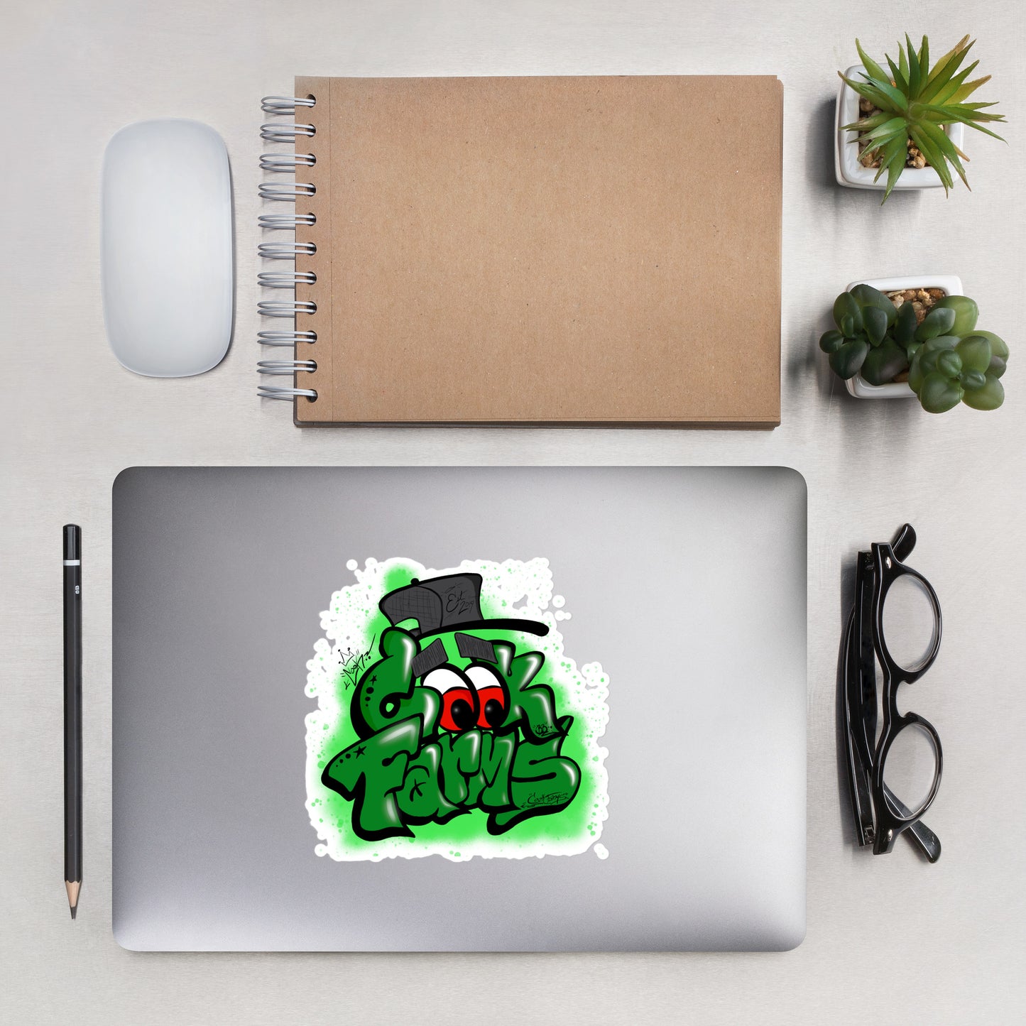 Cook Farms Graffiti Stickers
