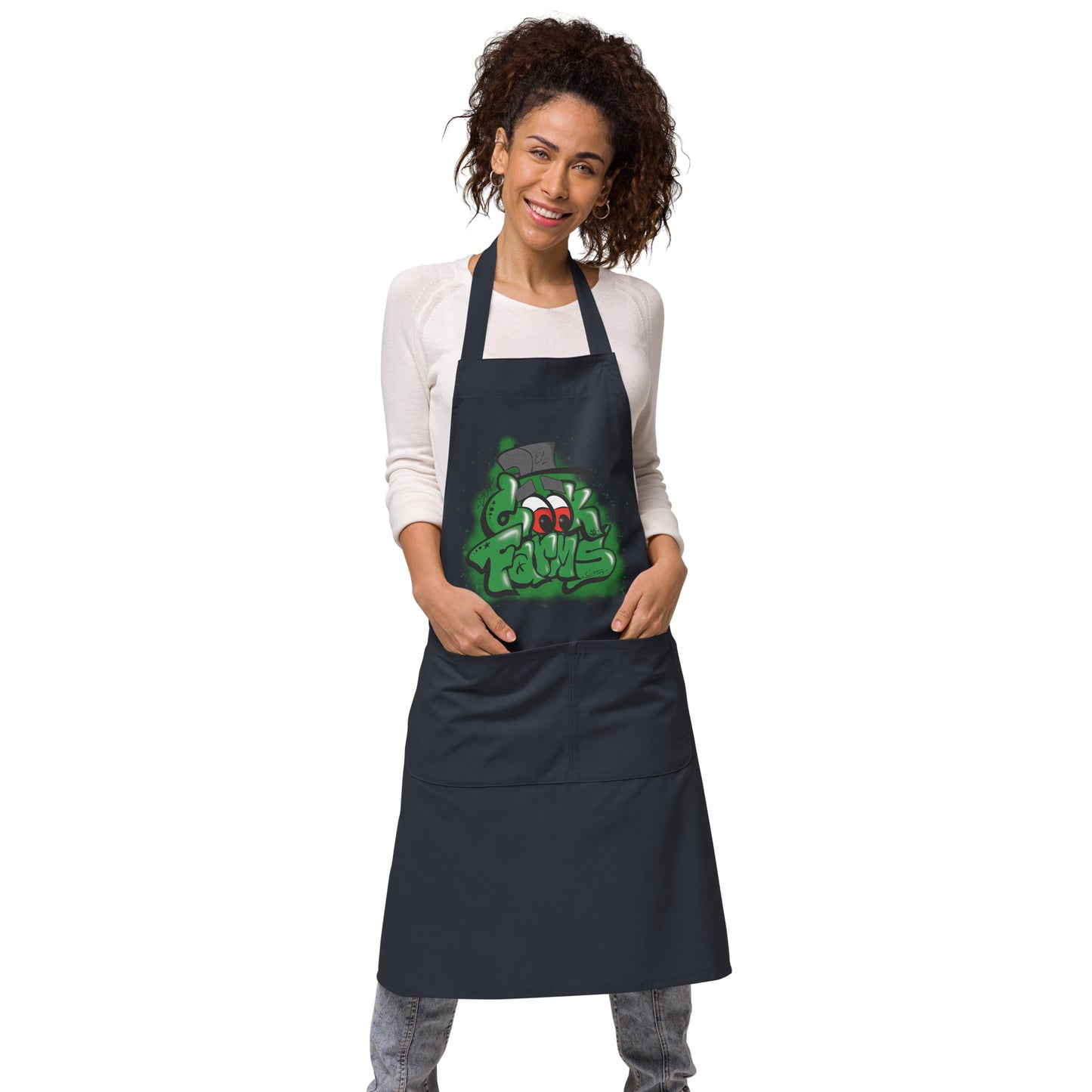Apron with Cook Farms Graffiti