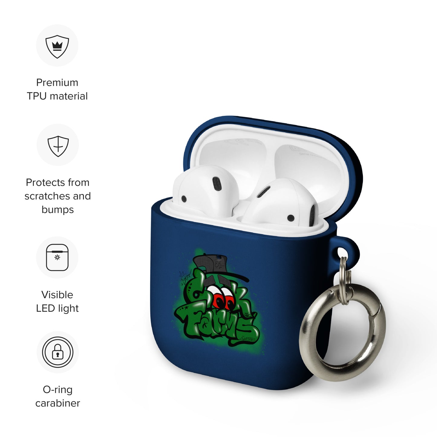 Cook Farms Graffiti Rubber Case for AirPods®