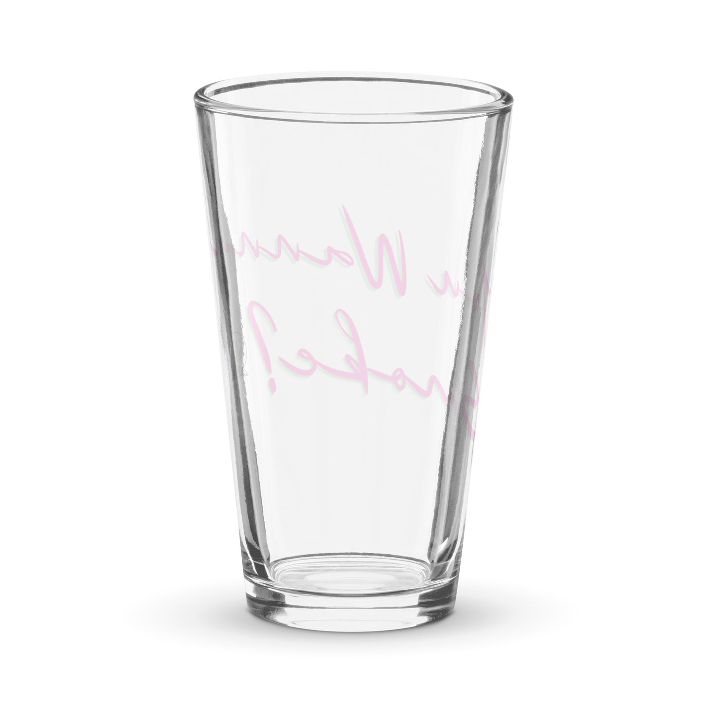 Shaker pint glass