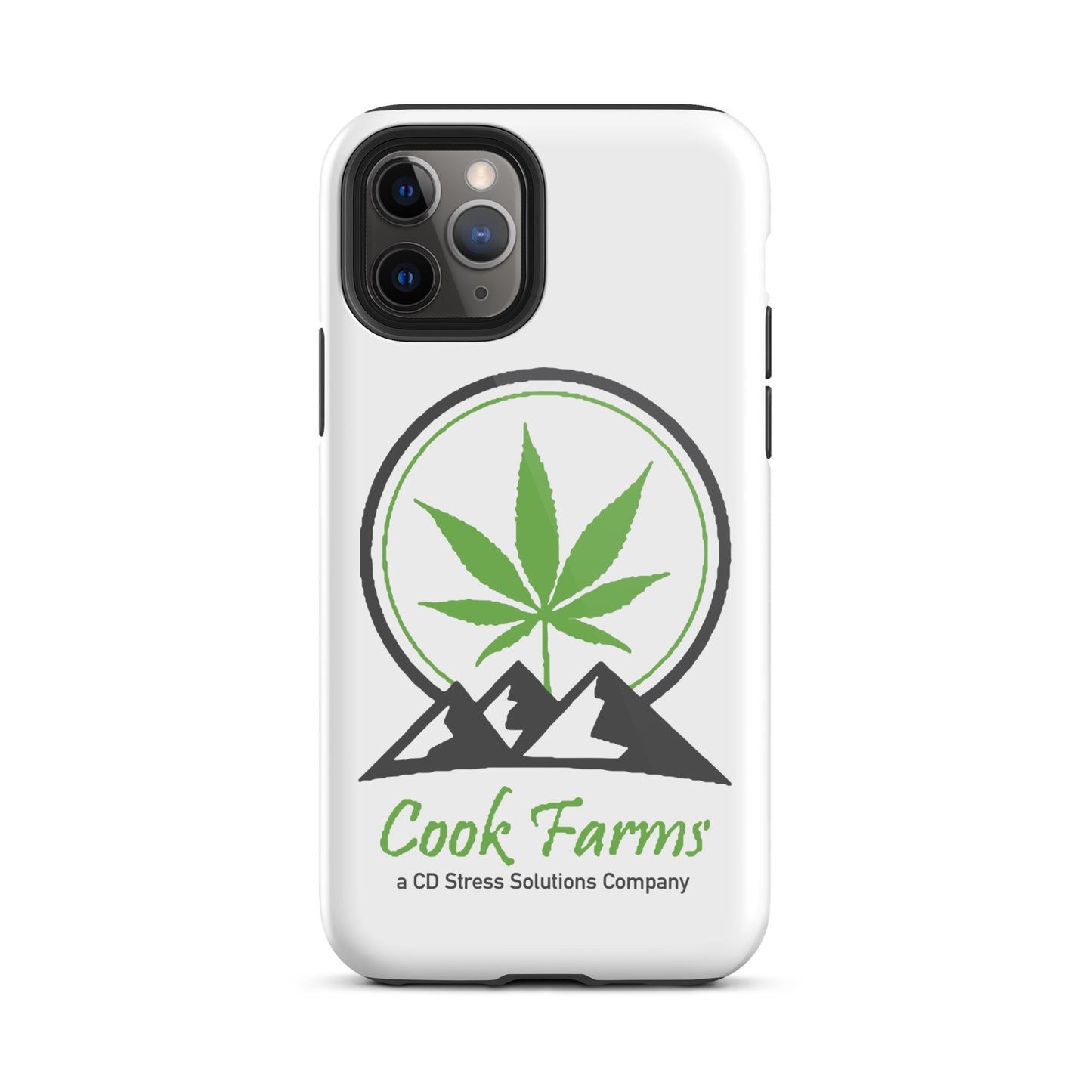 Tough Case for iPhone® with Cook Farms logo