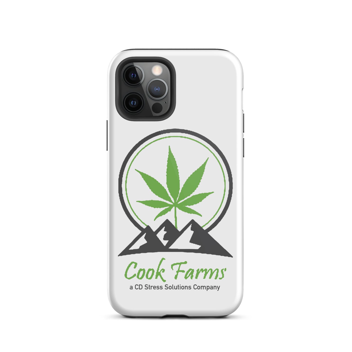Tough Case for iPhone® with Cook Farms logo