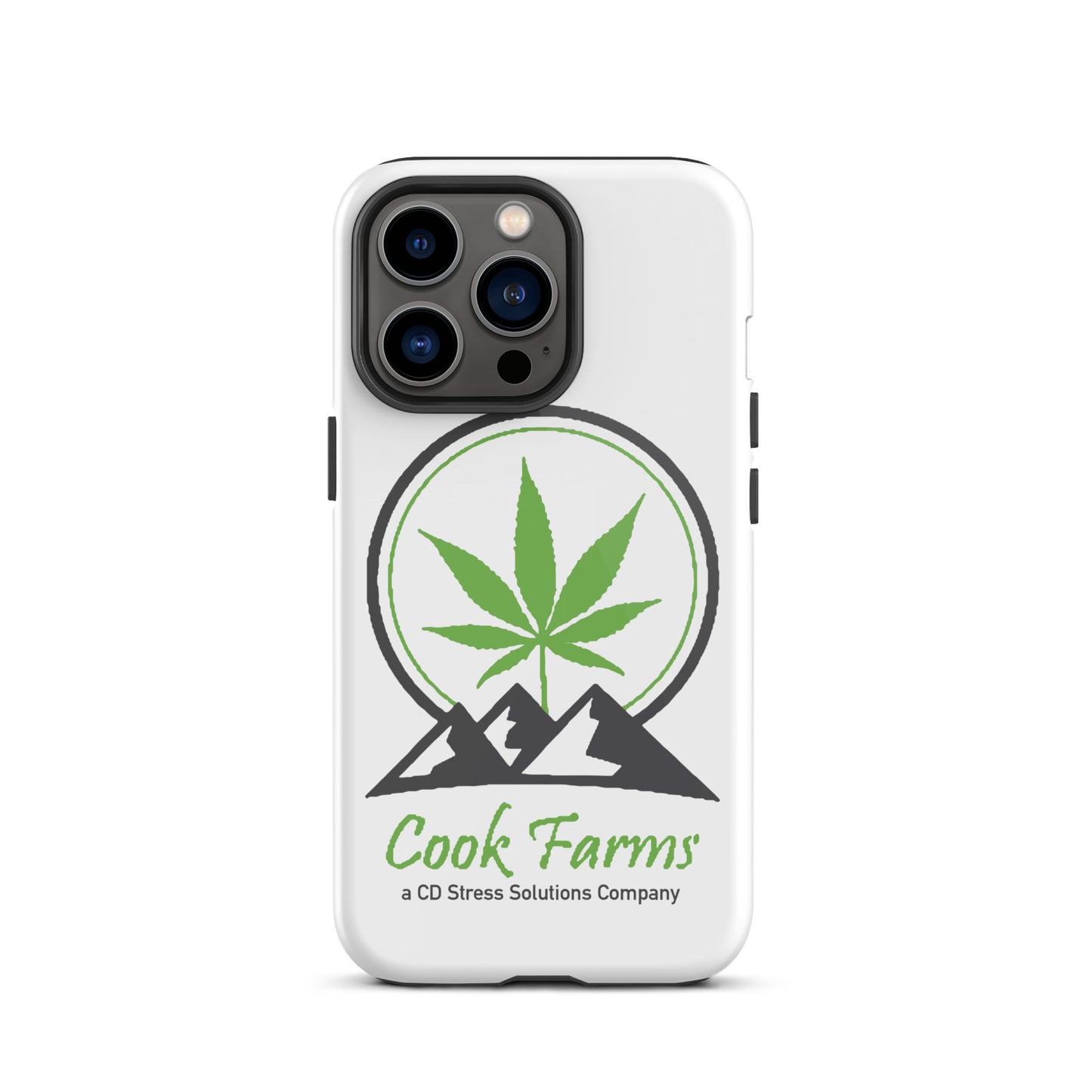 Tough Case for iPhone® with Cook Farms logo