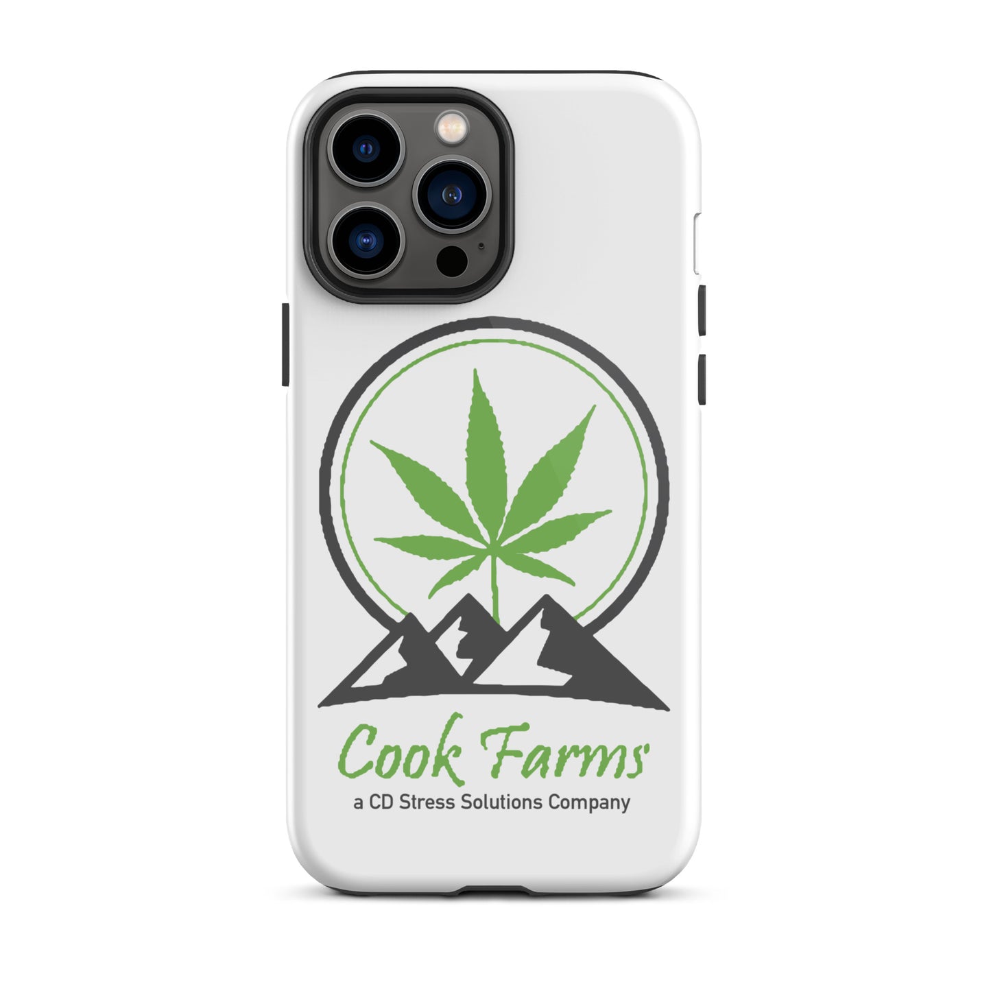 Tough Case for iPhone® with Cook Farms logo