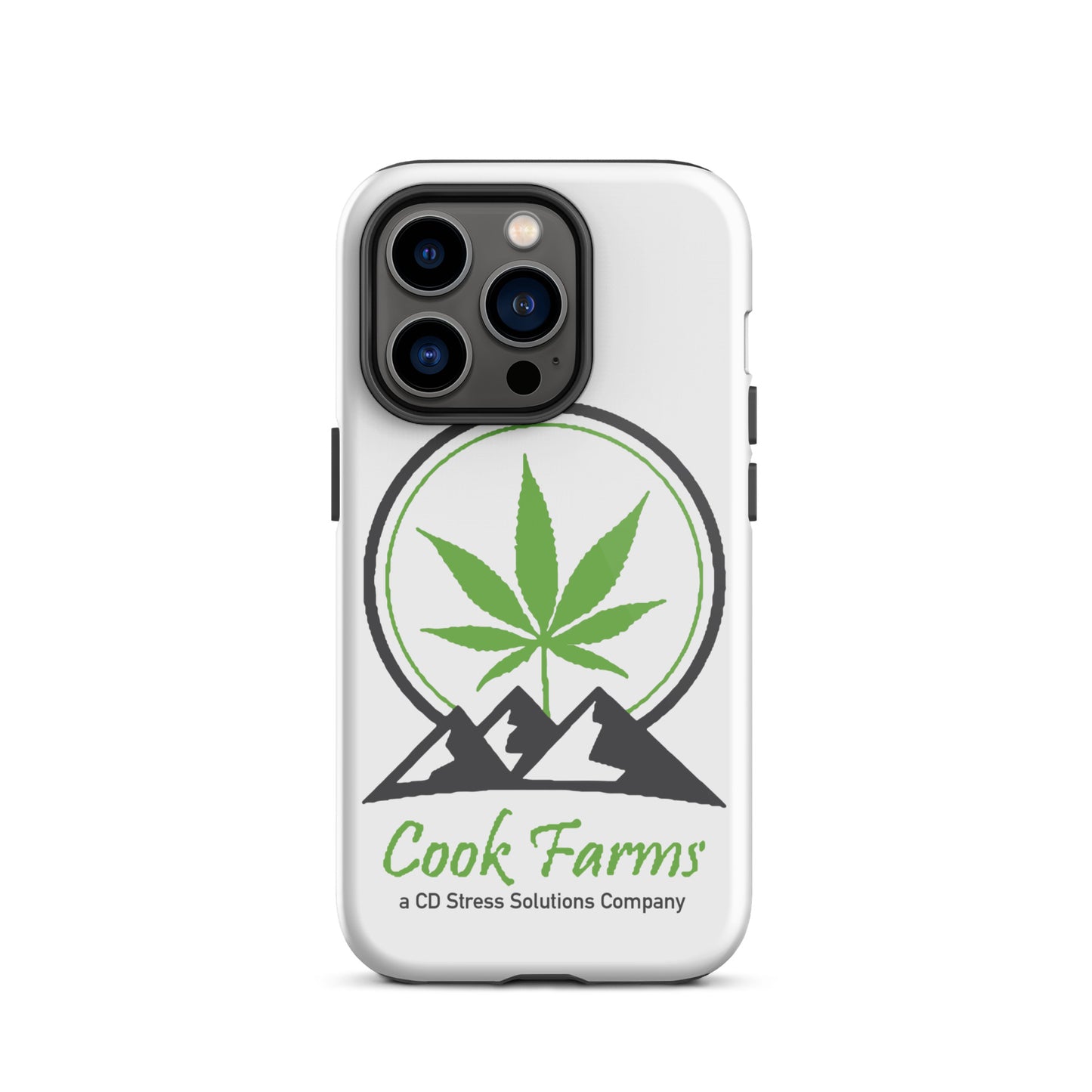 Tough Case for iPhone® with Cook Farms logo