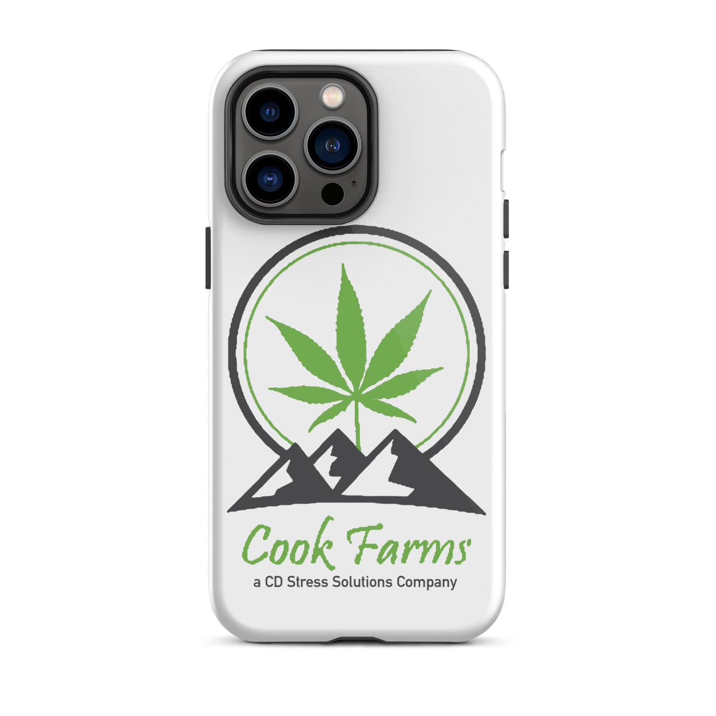 Tough Case for iPhone® with Cook Farms logo