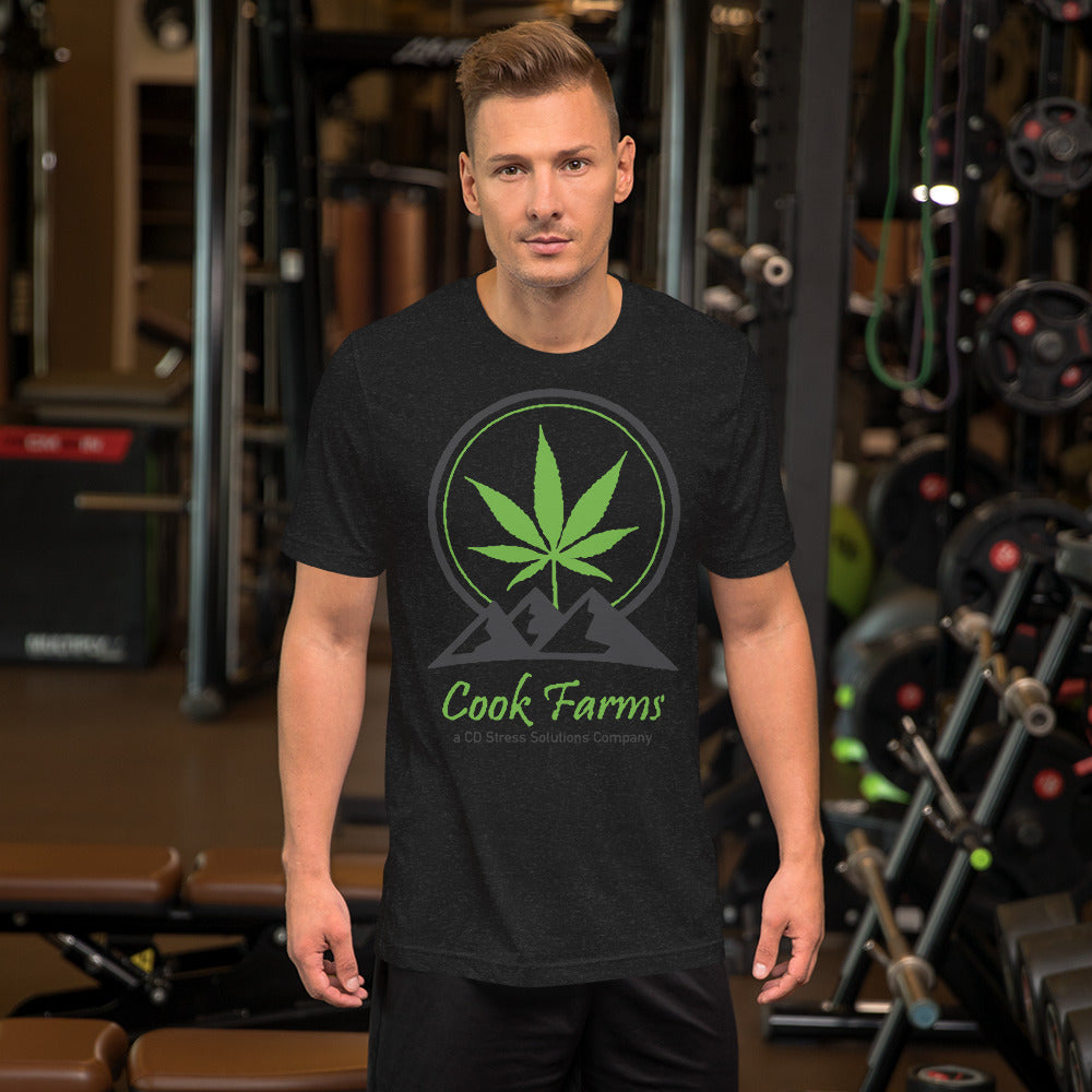 Cook Farms Logo on Front T-shirt