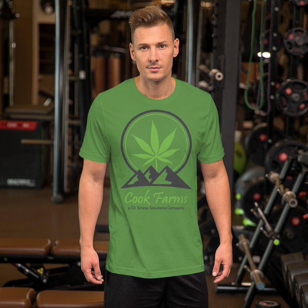 Cook Farms Logo on Front T-shirt
