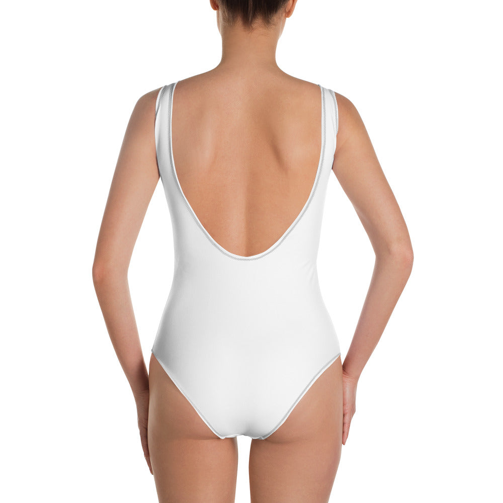 Blunts 4 Brunch One-Piece Swimsuit - white