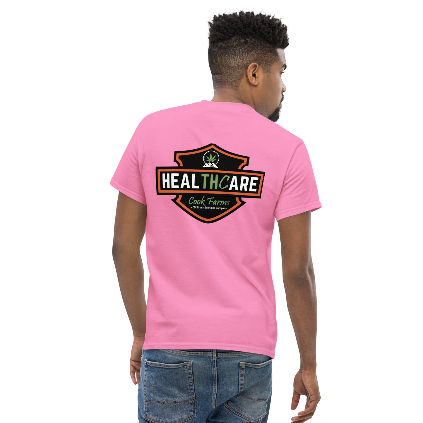 Men's Harley Healthcare on Back Tee