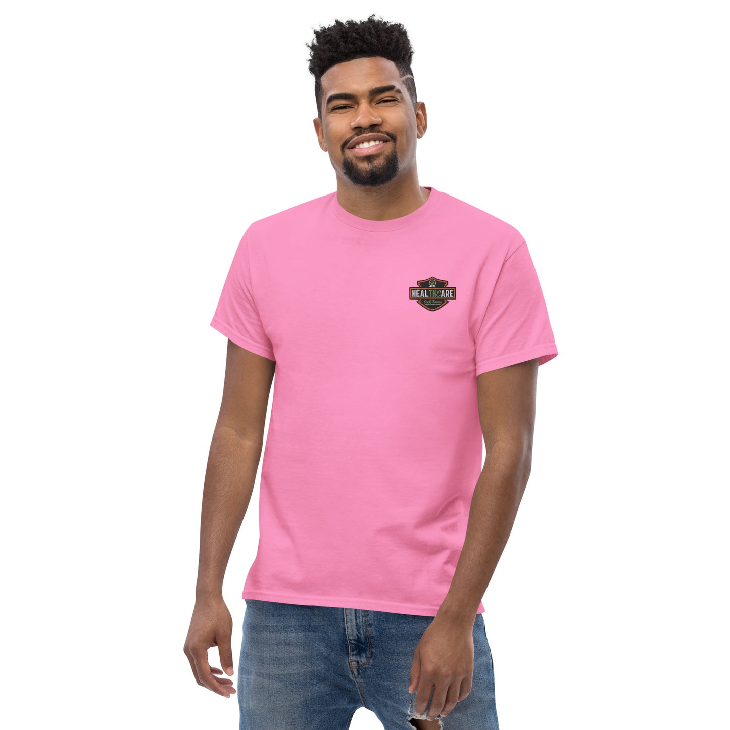 Men's Harley Healthcare on Back Tee