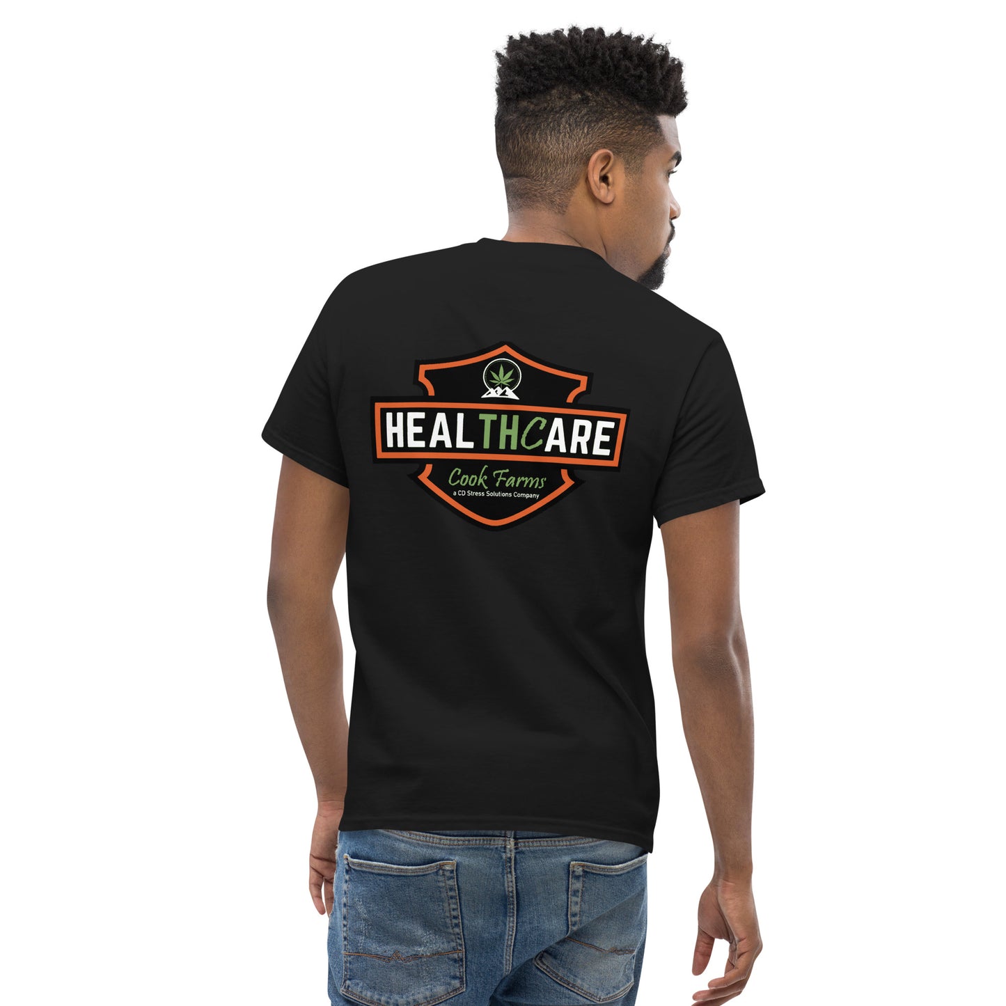 Men's Harley Healthcare on Back Tee