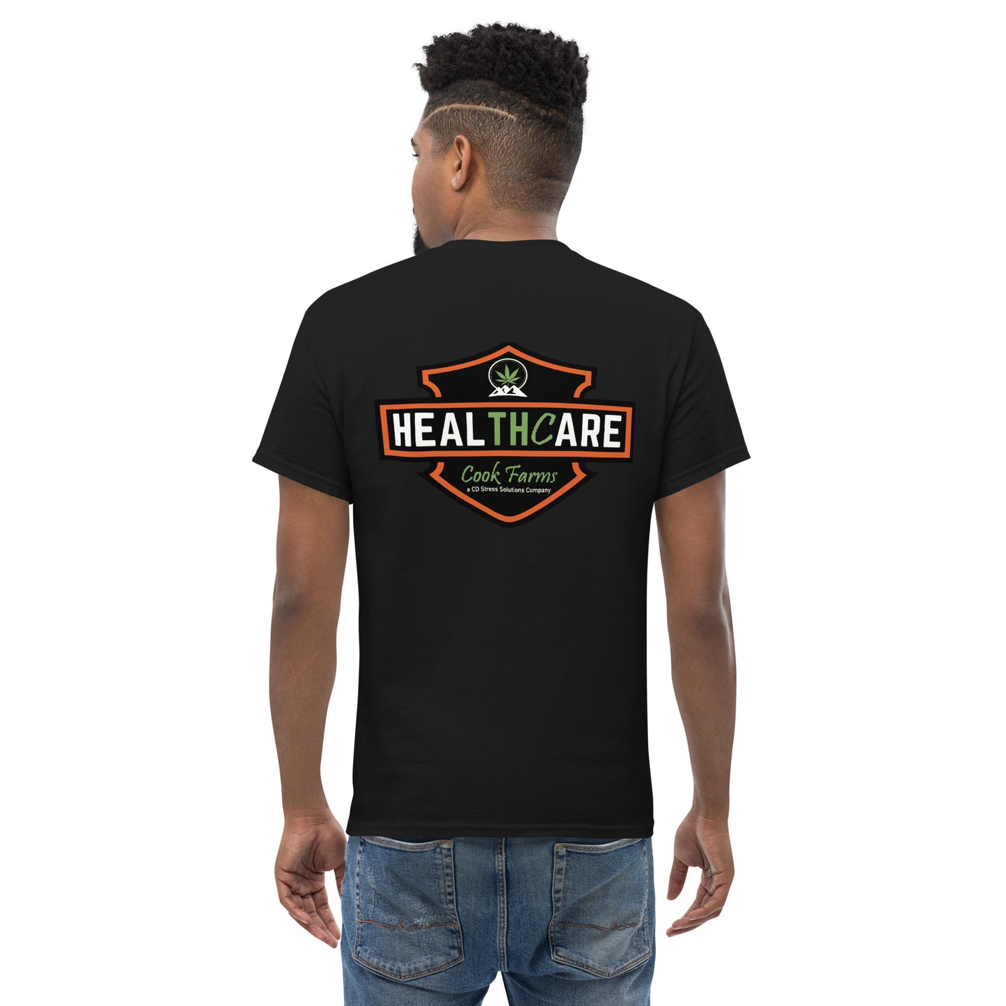 Men's Harley Healthcare on Back Tee