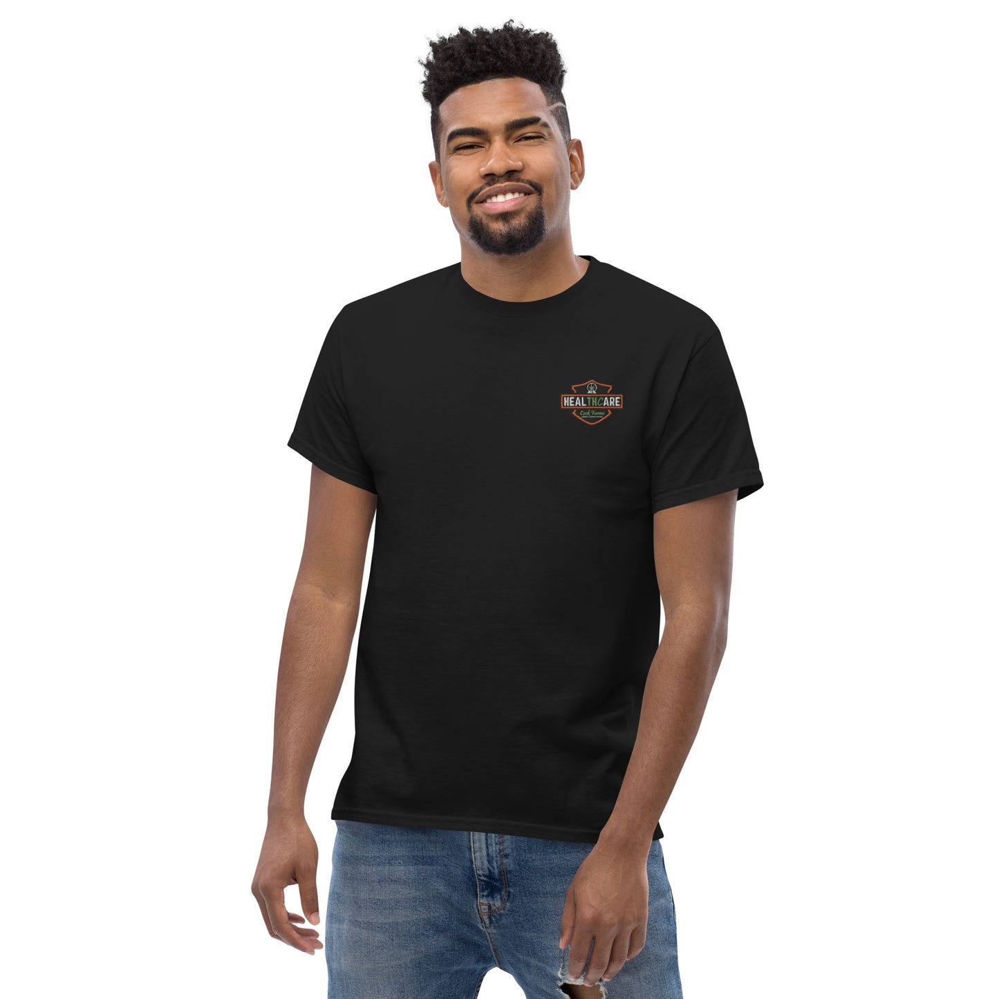 Men's Harley Healthcare on Back Tee
