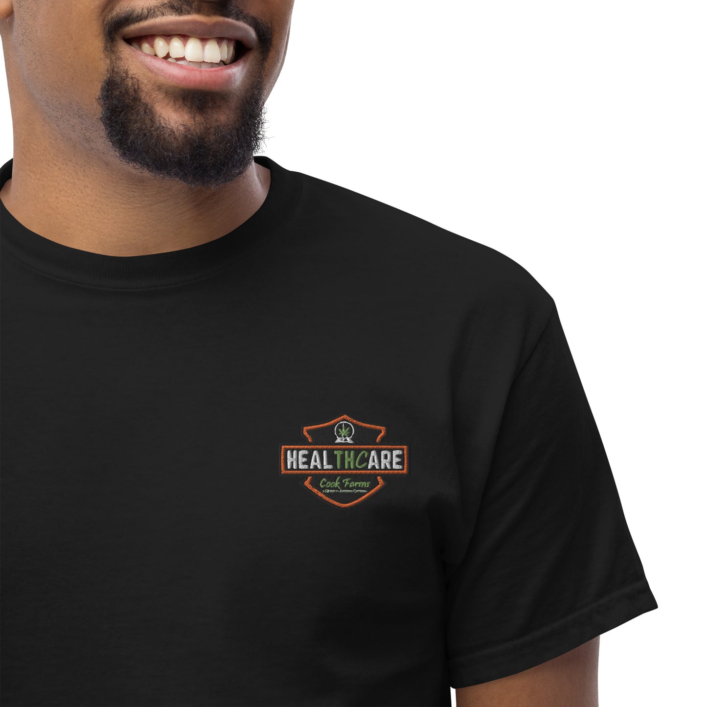 Men's Harley Healthcare on Back Tee