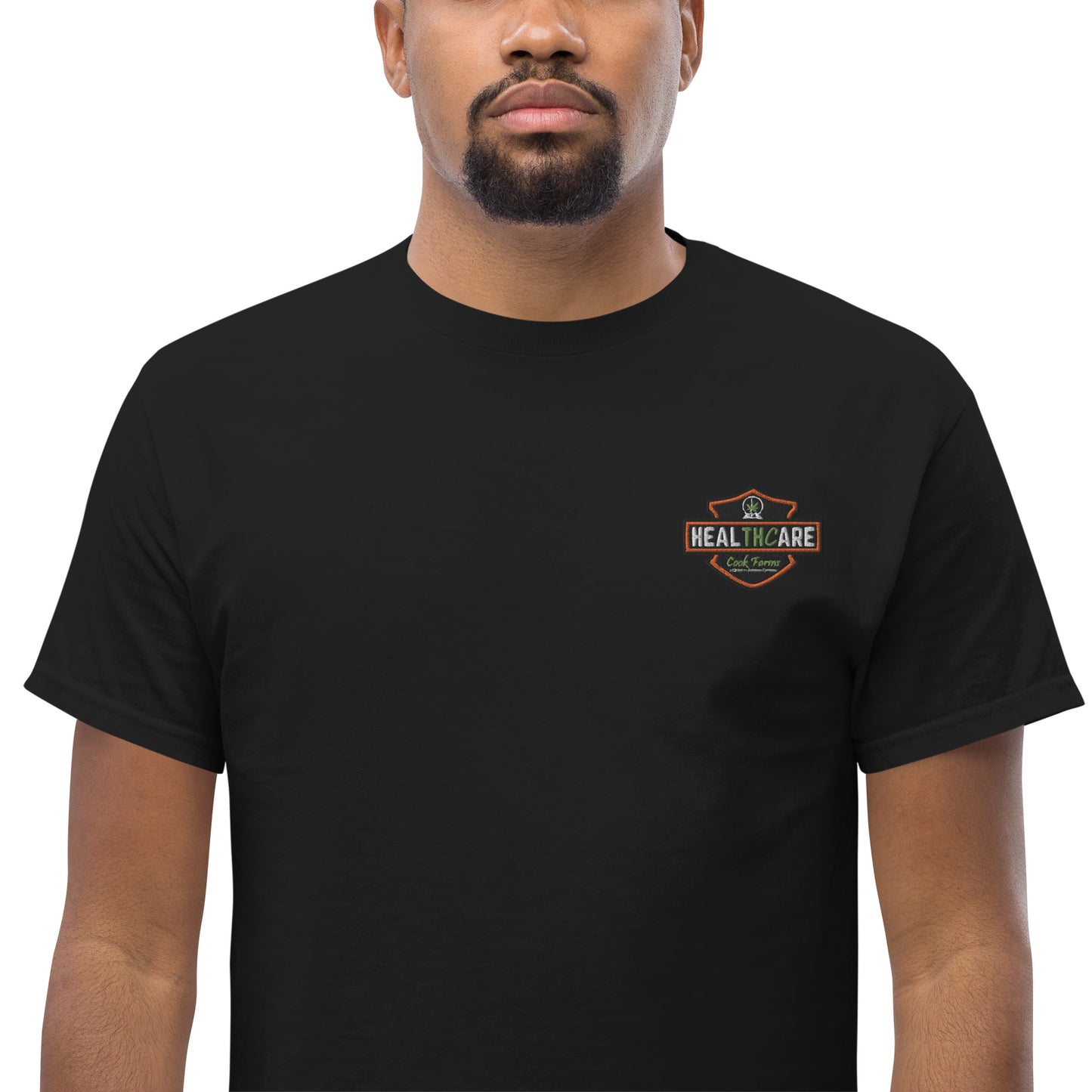 Men's Harley Healthcare on Back Tee
