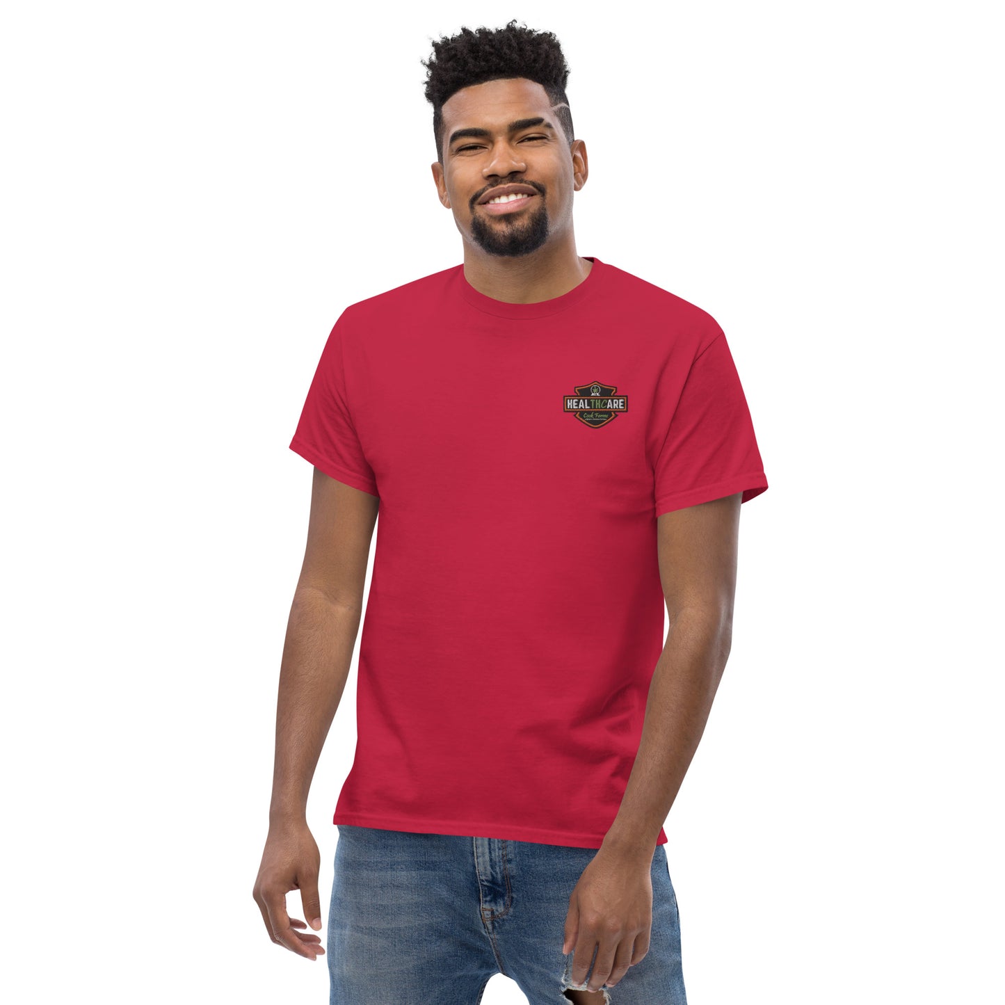 Men's Harley Healthcare on Back Tee