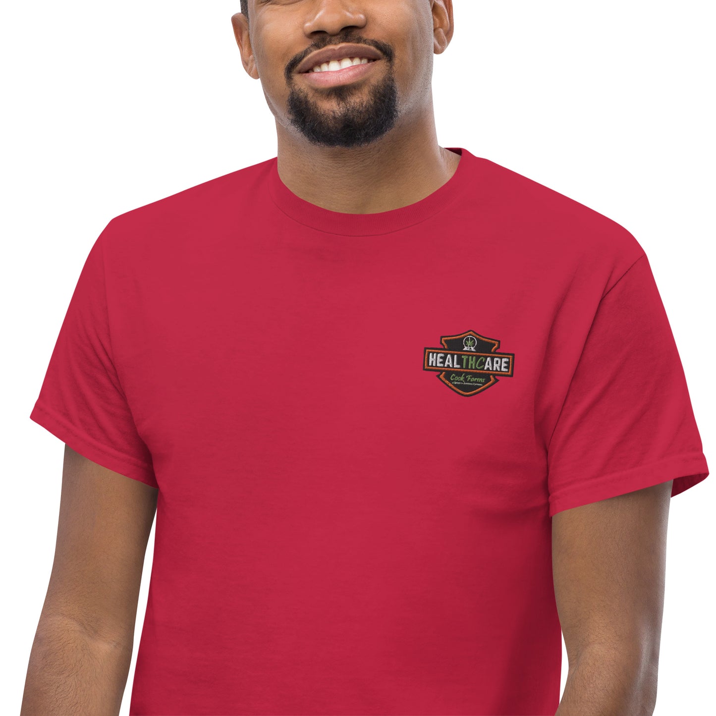 Men's Harley Healthcare on Back Tee