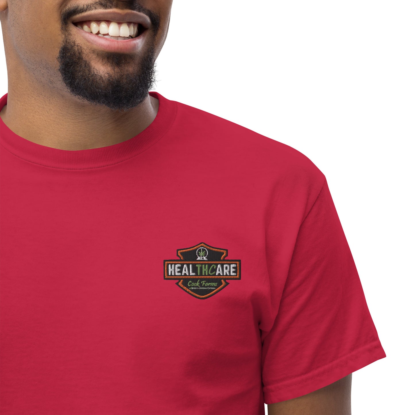 Men's Harley Healthcare on Back Tee