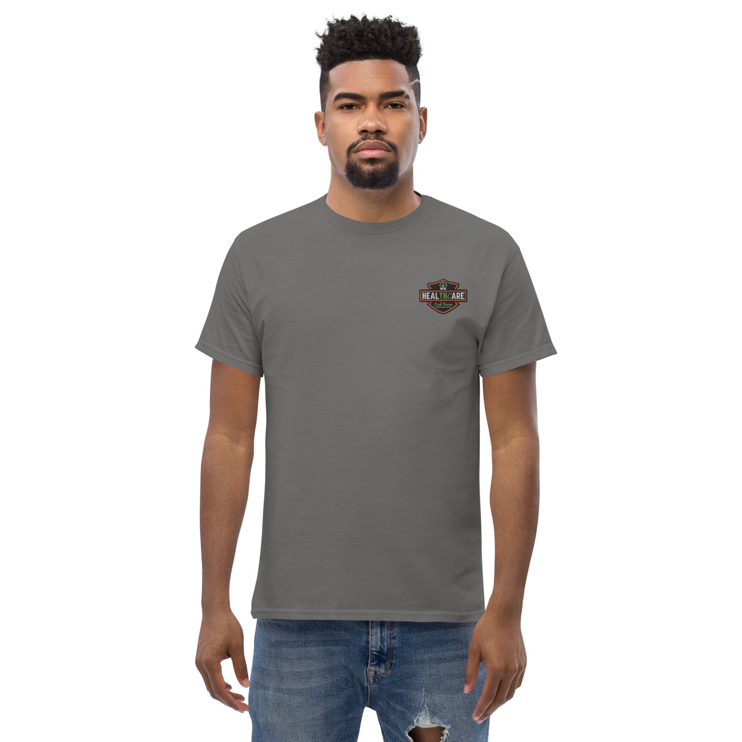 Men's Harley Healthcare on Back Tee