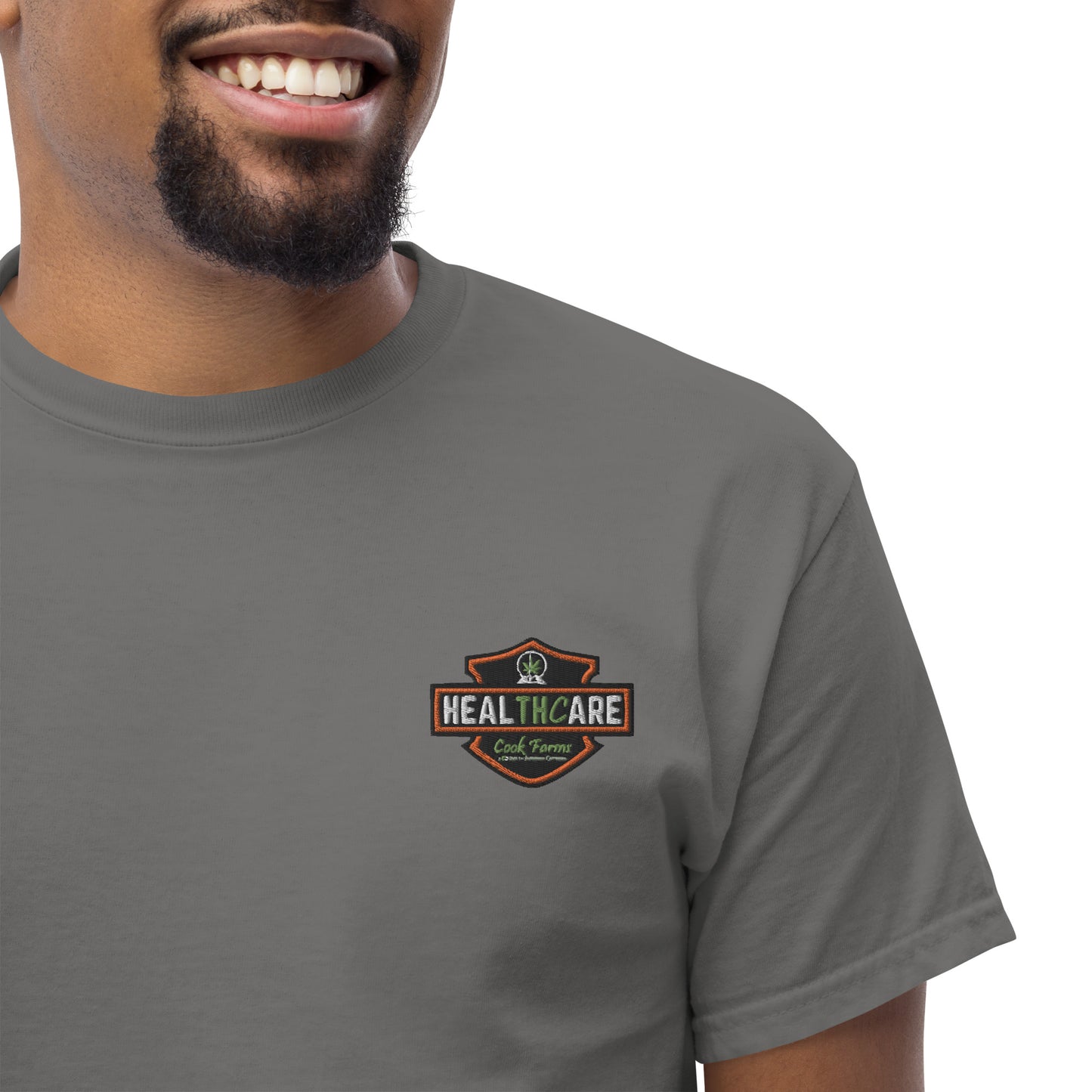 Men's Harley Healthcare on Back Tee