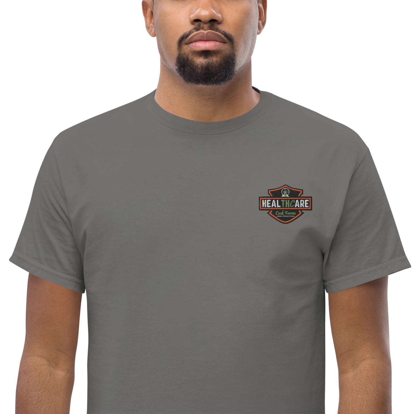 Men's Harley Healthcare on Back Tee