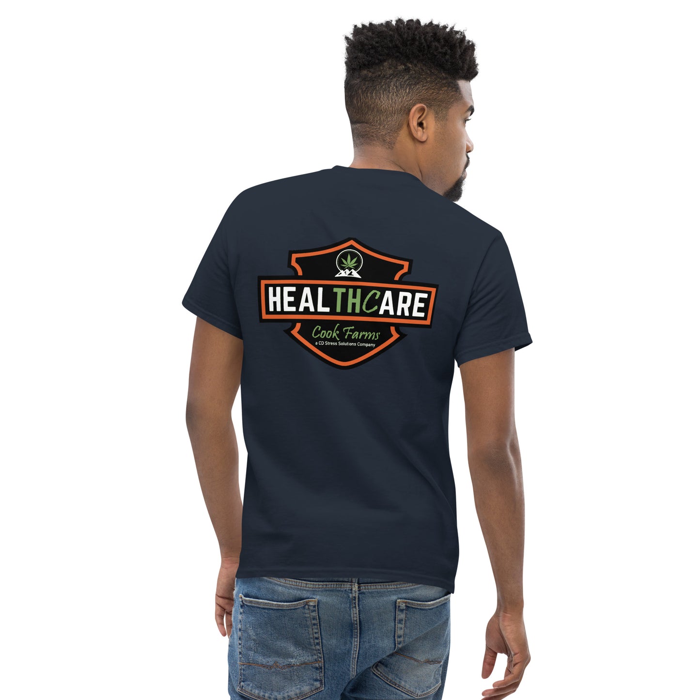 Men's Harley Healthcare on Back Tee