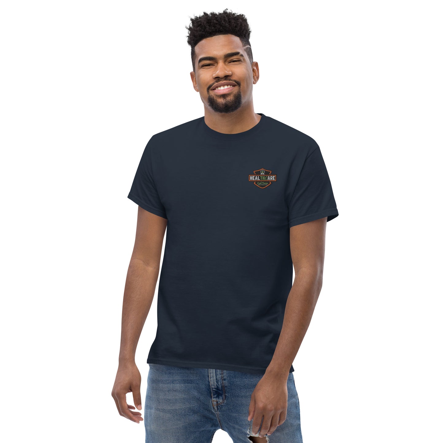 Men's Harley Healthcare on Back Tee