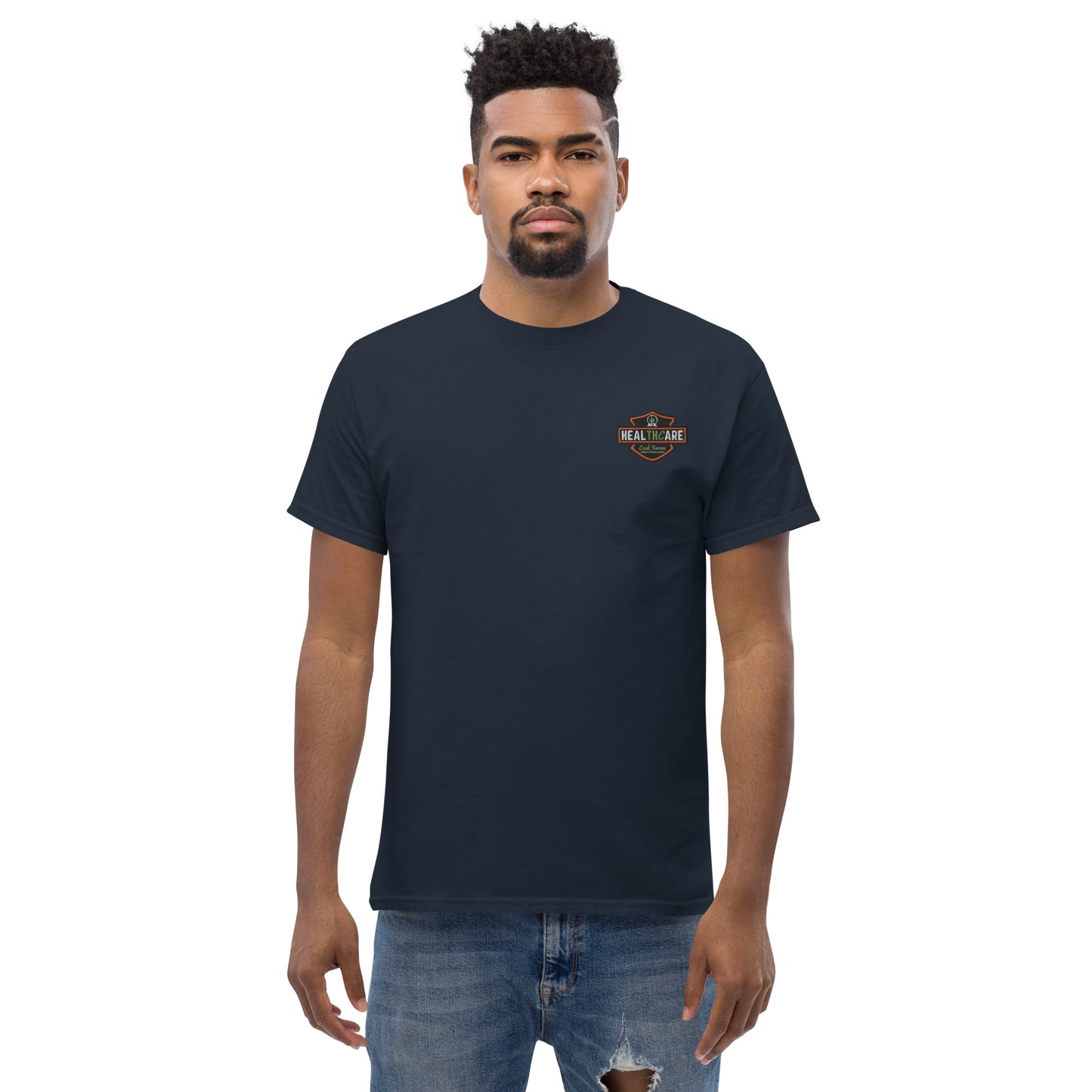 Men's Harley Healthcare on Back Tee