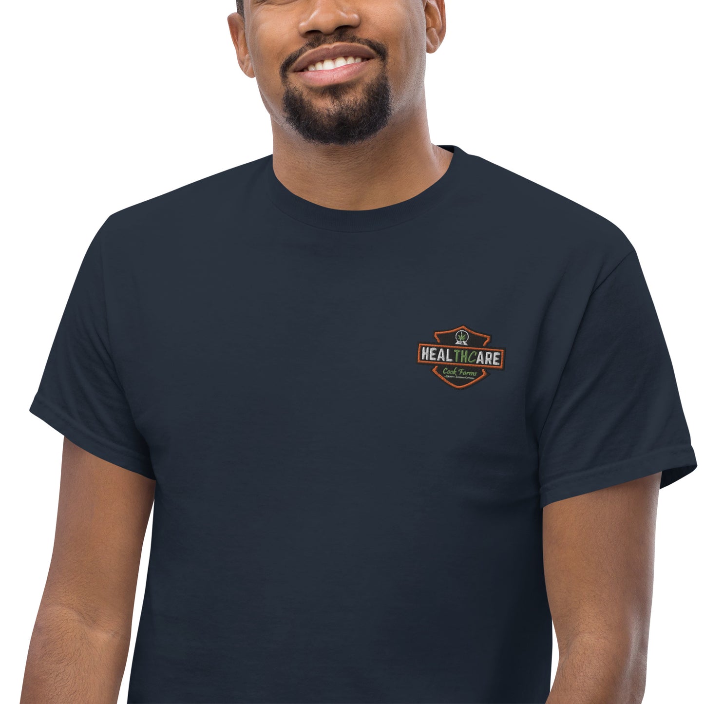 Men's Harley Healthcare on Back Tee