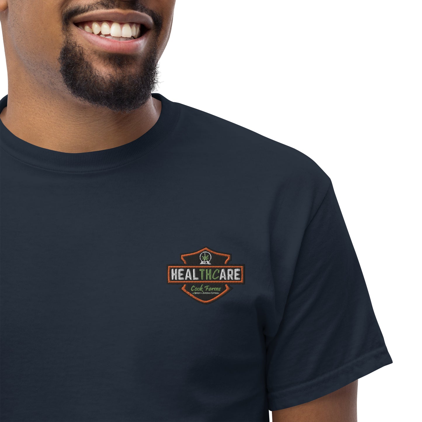 Men's Harley Healthcare on Back Tee