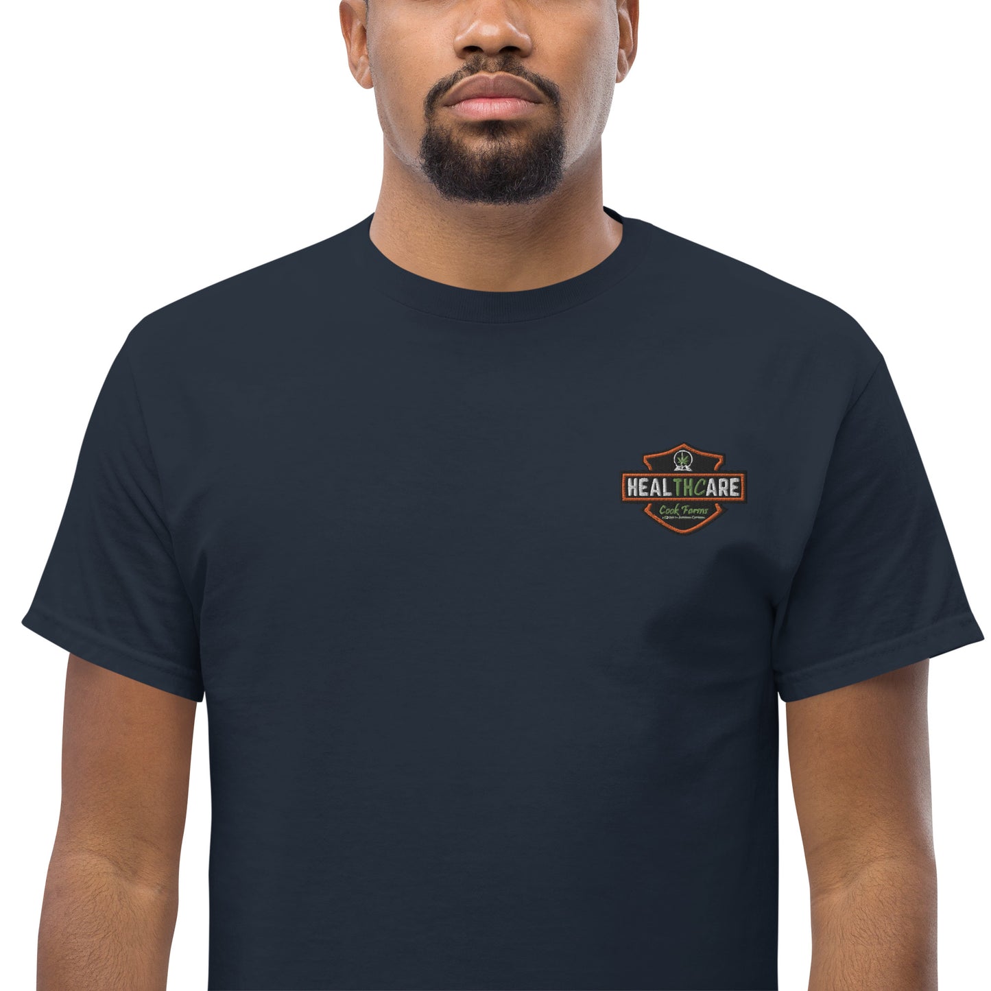 Men's Harley Healthcare on Back Tee