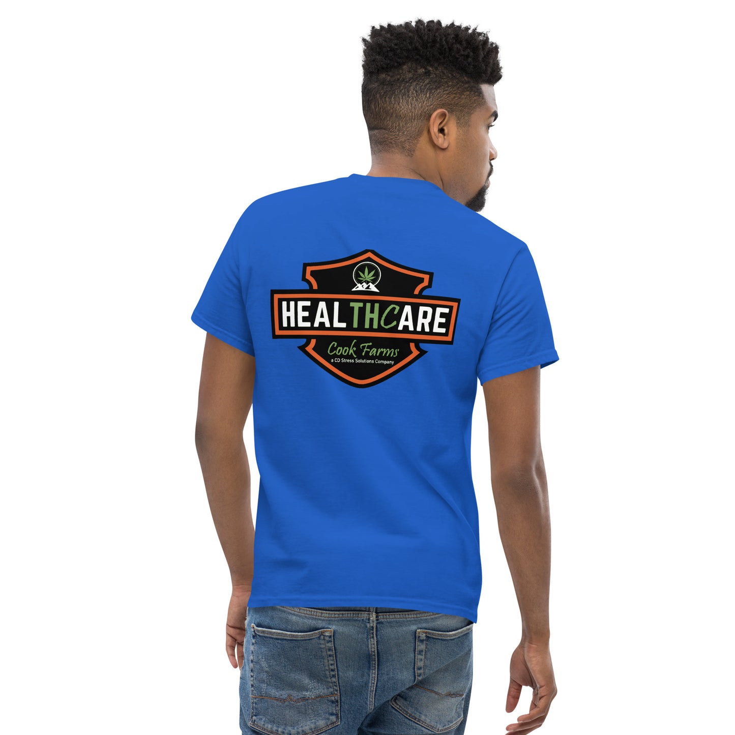 Men's Harley Healthcare on Back Tee