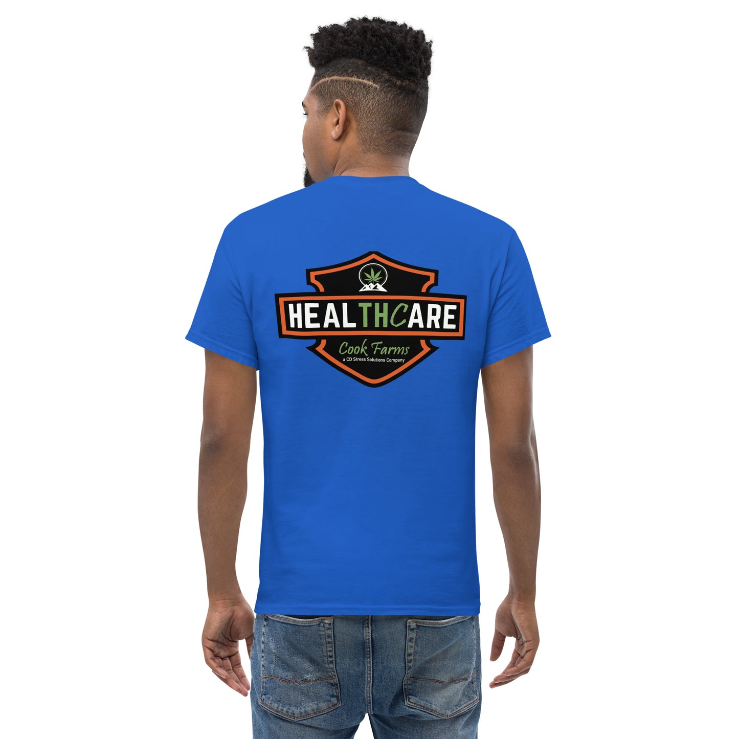 Men's Harley Healthcare on Back Tee