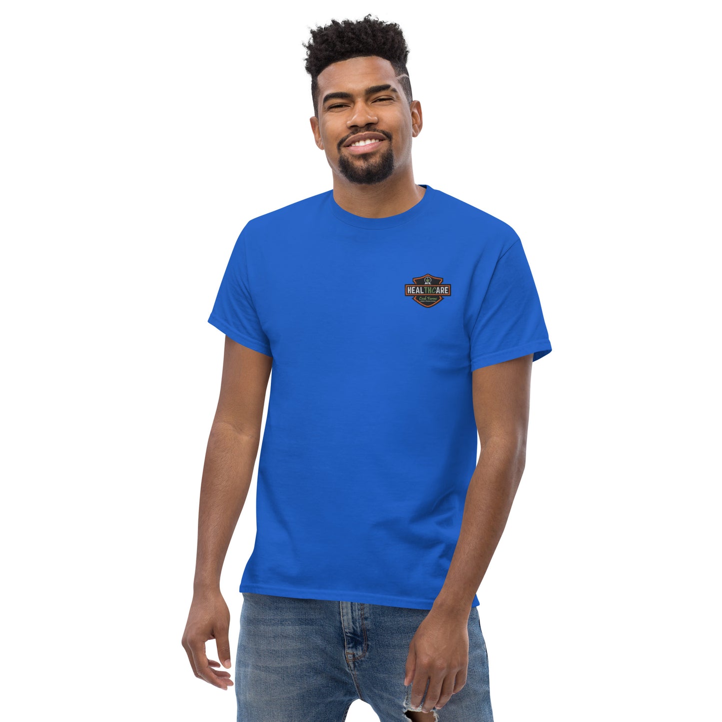 Men's Harley Healthcare on Back Tee