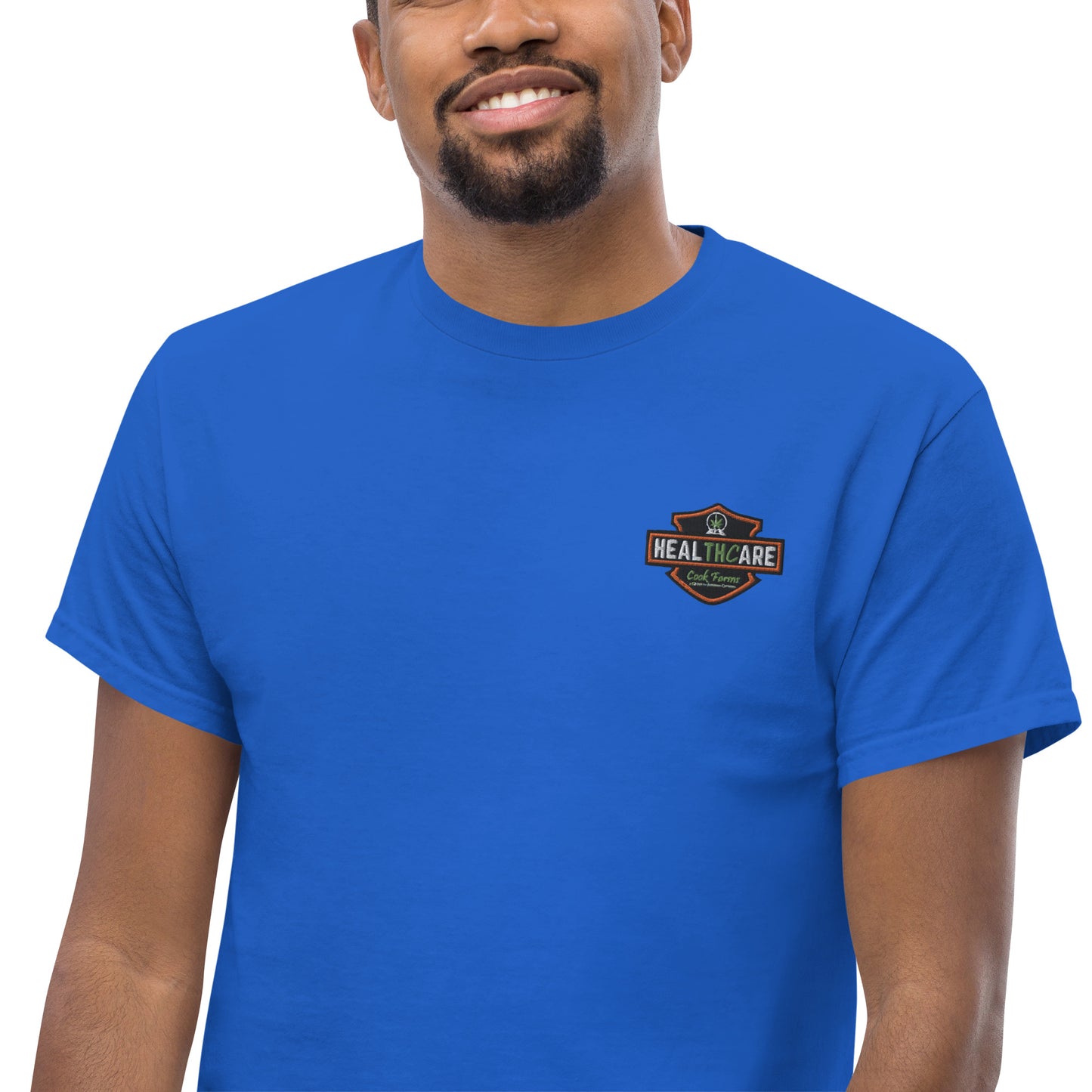 Men's Harley Healthcare on Back Tee
